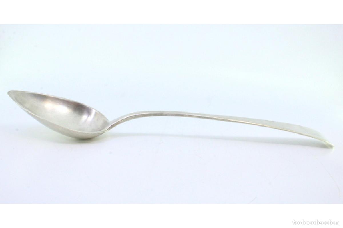 Antig&uuml;edades: Cuchara de plata para servir arroz - Foto 3