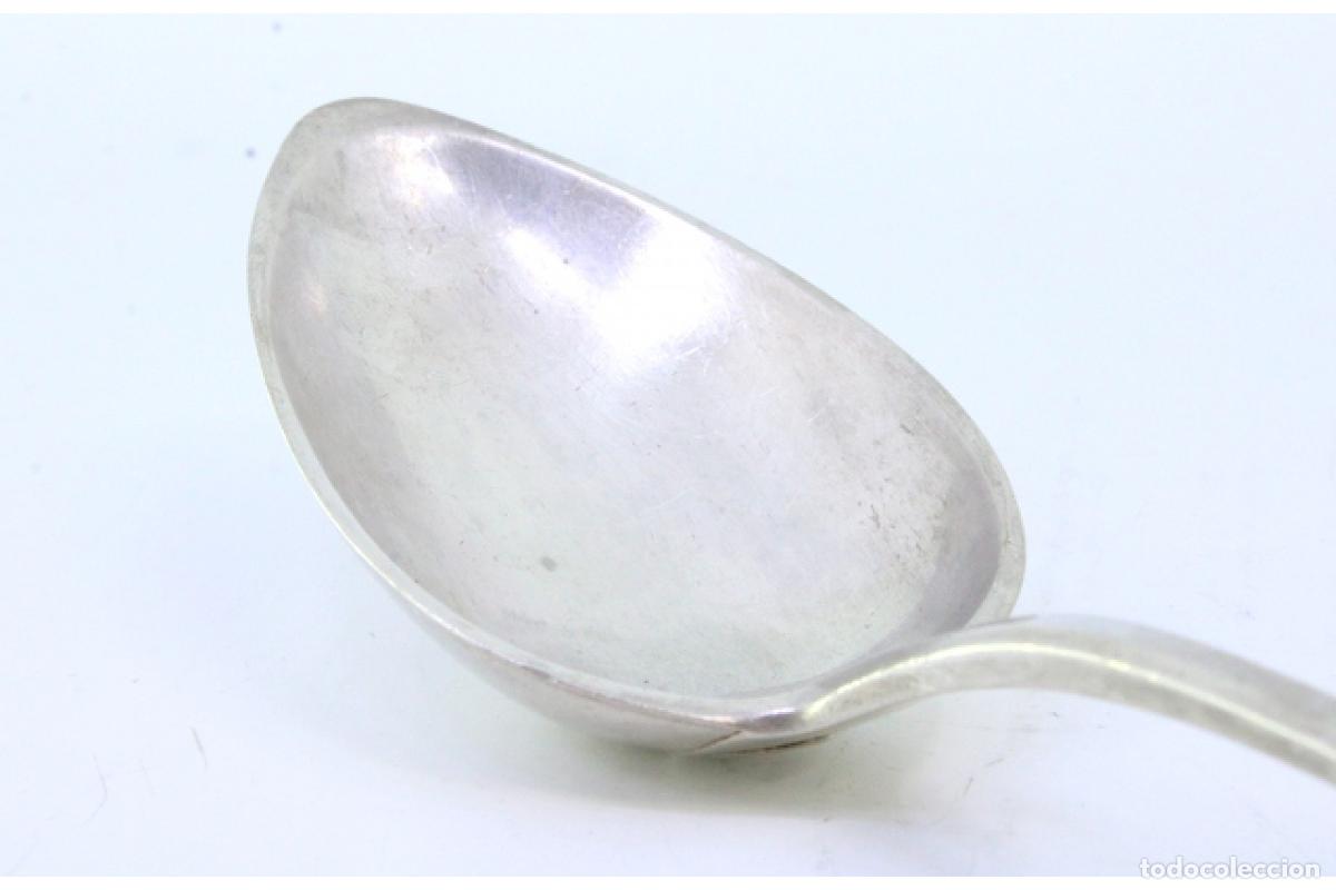 Antig&uuml;edades: Cuchara de plata para servir arroz - Foto 4