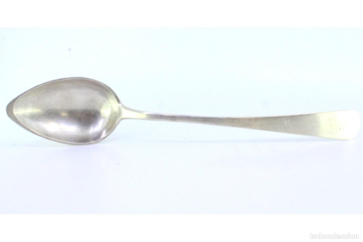 Antig&uuml;edades: Cuchara de plata para servir arroz - Foto 6
