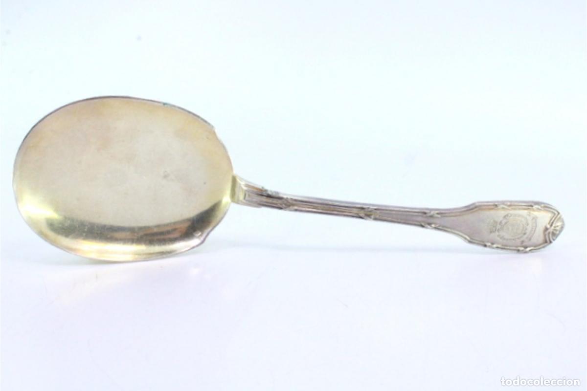 Antig&uuml;edades: Cuchara de helado de plata - Foto 5