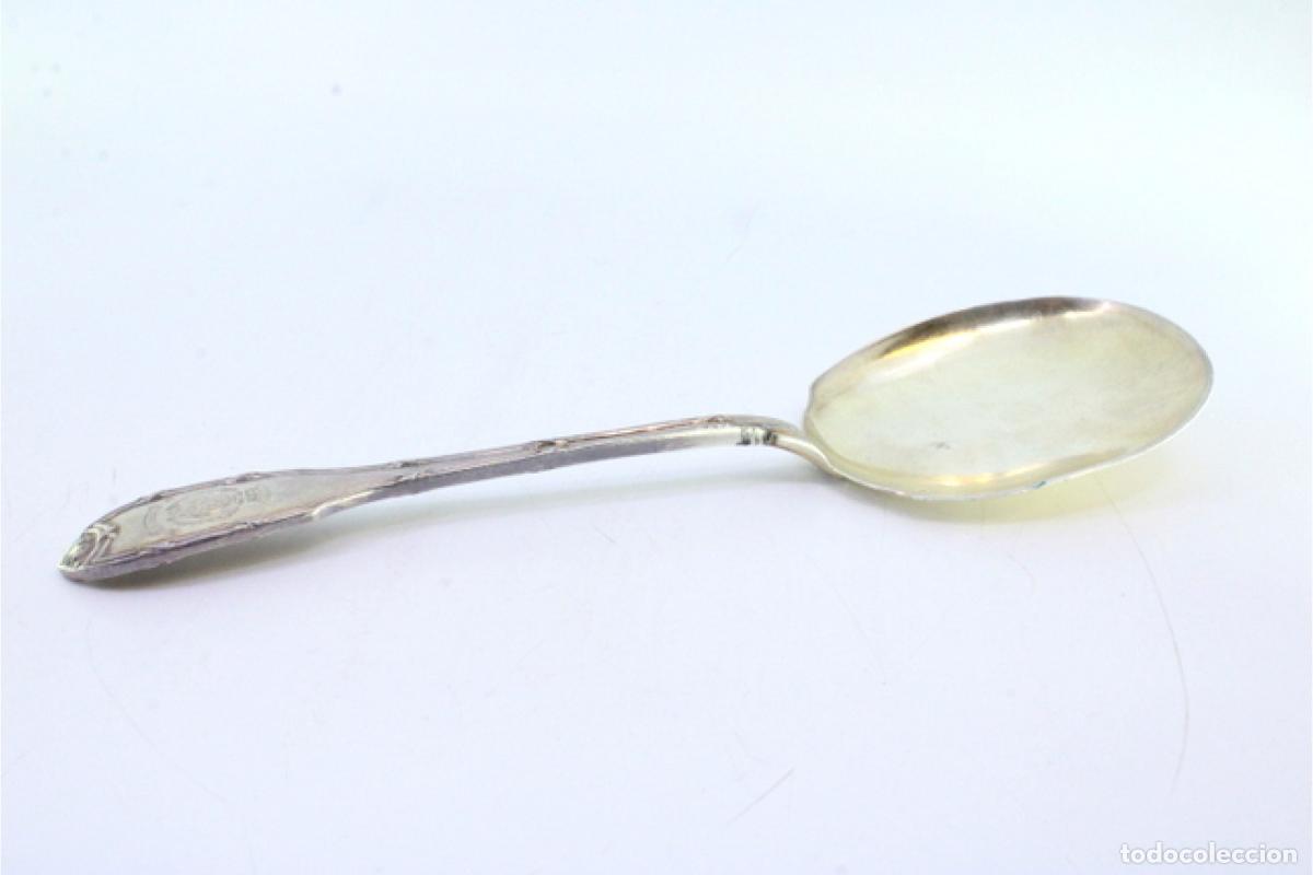 Antig&uuml;edades: Cuchara de helado de plata - Foto 6