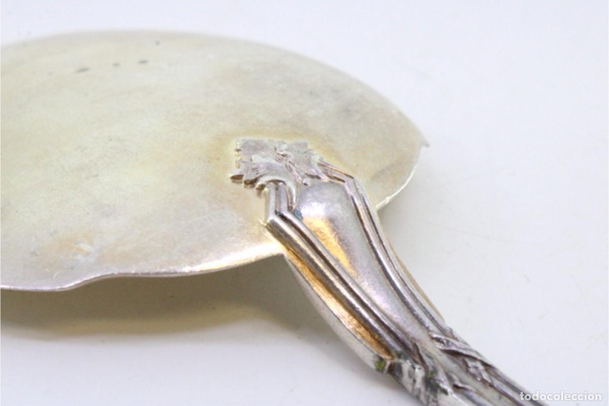 Antig&uuml;edades: Cuchara de helado de plata - Foto 9