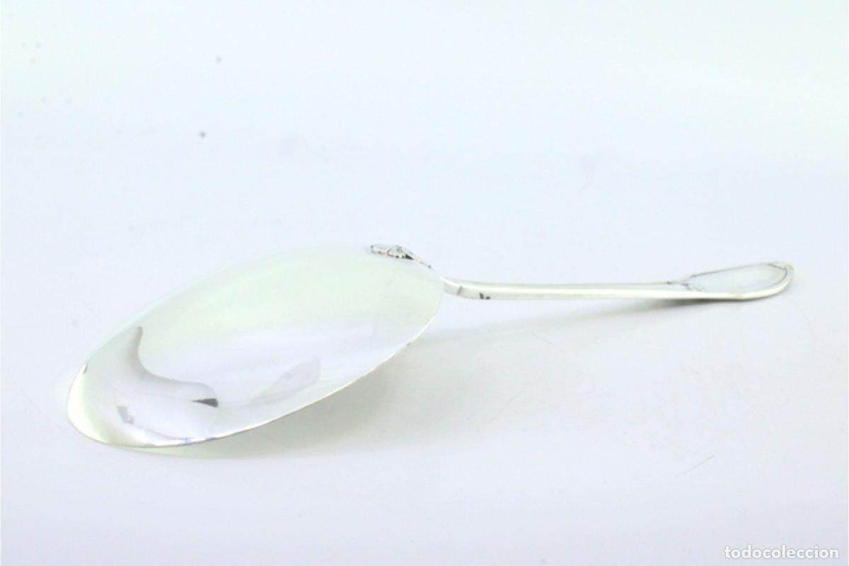 Antig&uuml;edades: Cuchara de helado de plata - Foto 3