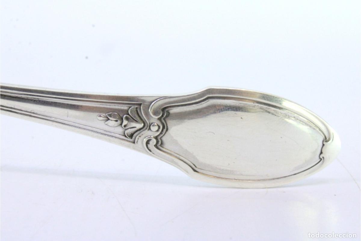 Antig&uuml;edades: Cuchara de helado de plata - Foto 5