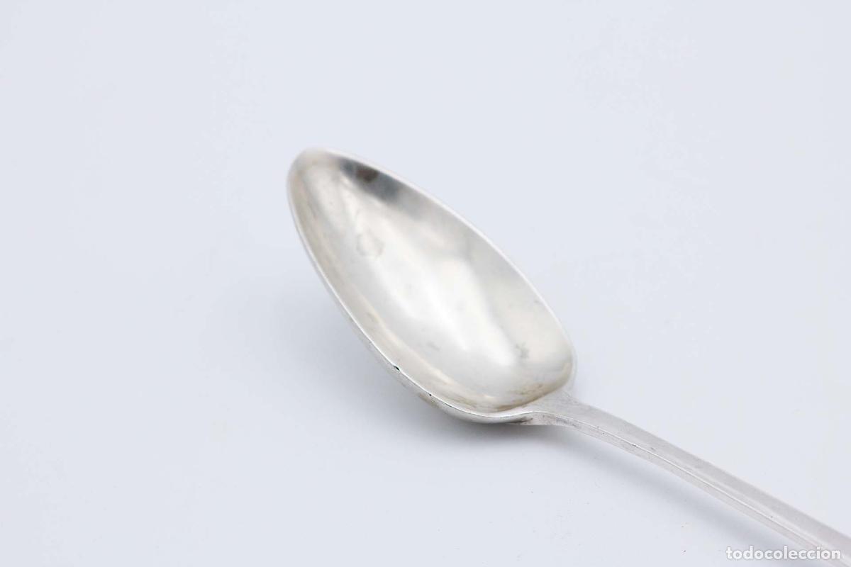 Antig&uuml;edades: Cuchara de plata para servir arroz - Foto 2