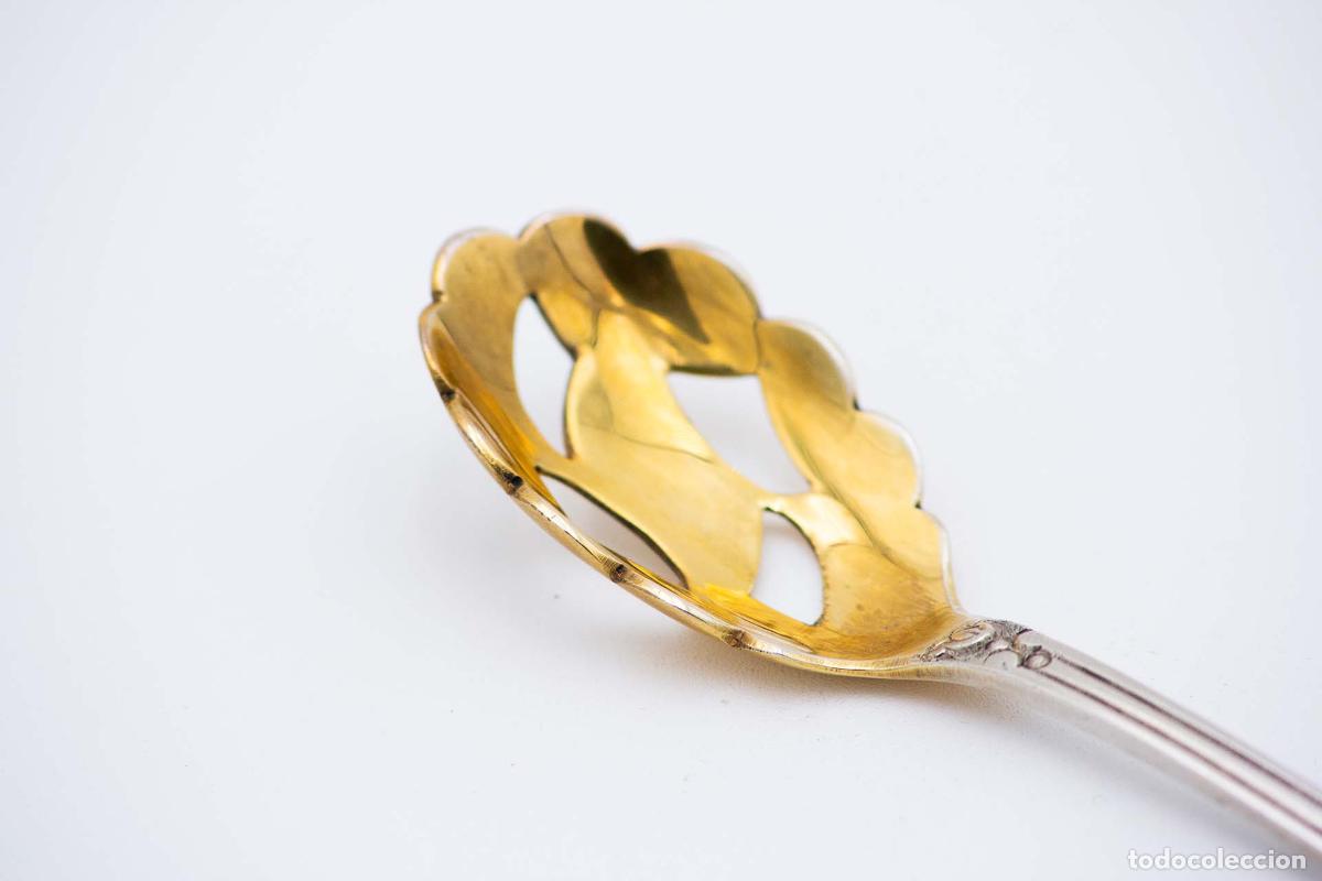 Antig&uuml;edades: cuchara de plata para aceitunas - Foto 3