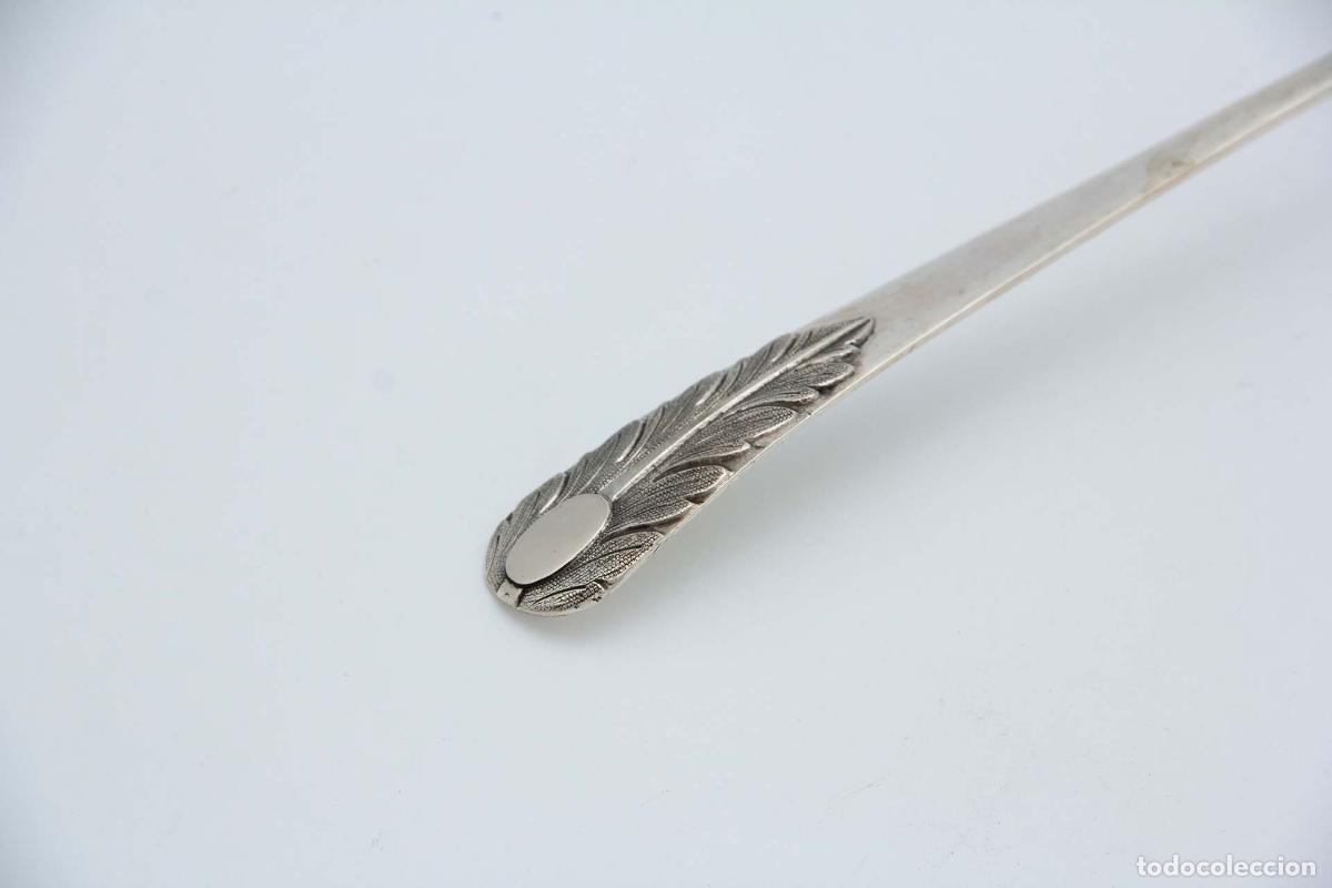 Antig&uuml;edades: Cuchar&oacute;n de sopa de plata - Foto 2