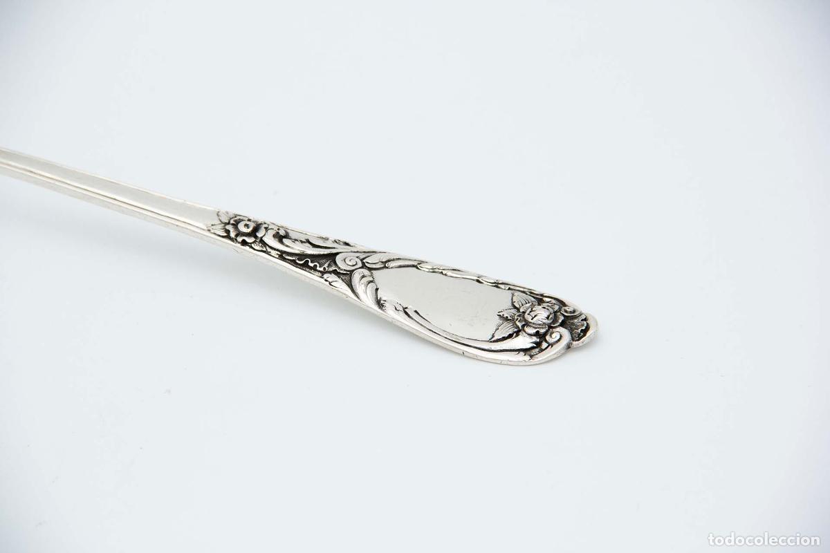 Antig&uuml;edades: Cuchar&oacute;n de sopa de plata - Foto 4