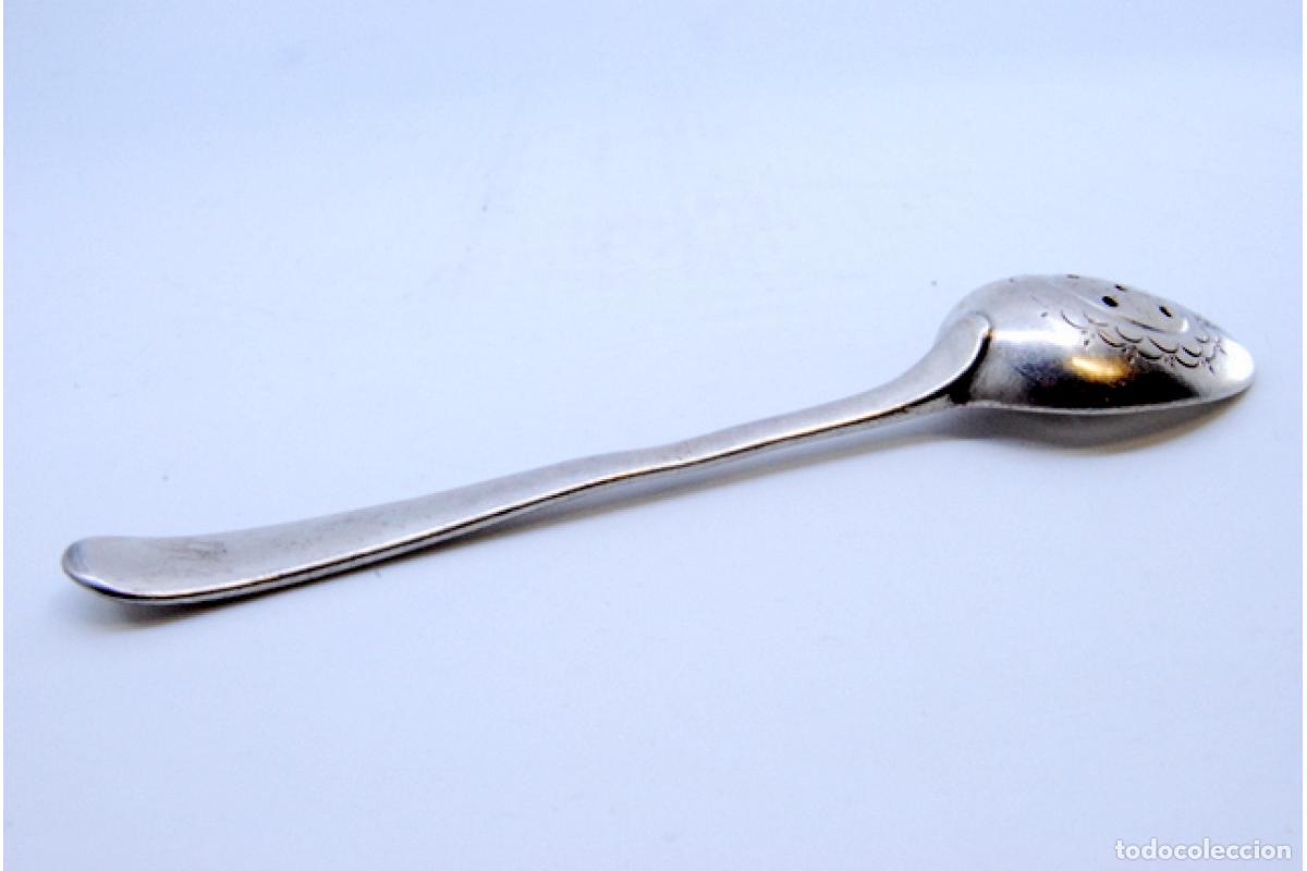 Antig&uuml;edades: cuchara de plata para aceitunas - Foto 5