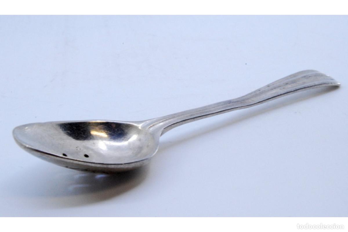 Antig&uuml;edades: cuchara de plata para aceitunas - Foto 7