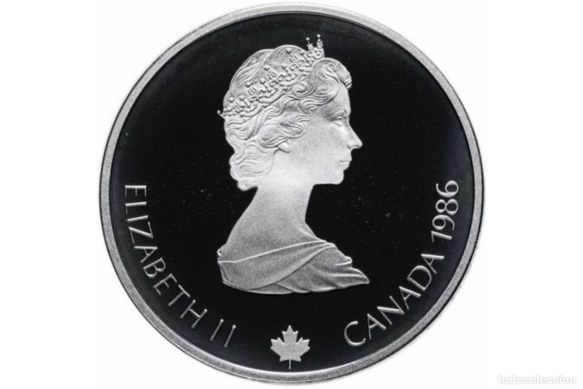 Antig&uuml;edades: Moneda de plata - Canad&aacute; - 20 d&oacute;lares - XV Juegos Ol&iacute;mpicos de Invierno - Calgary 1988