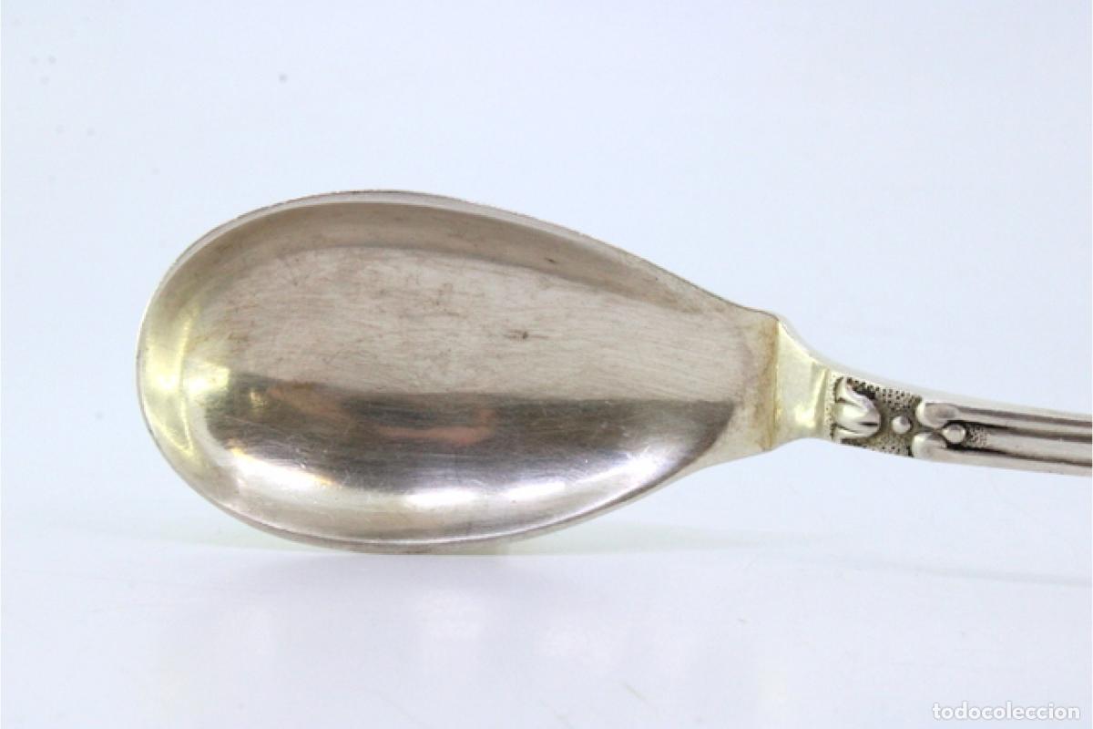 Antig&uuml;edades: Cuchara de plata para servir arroz - Foto 7