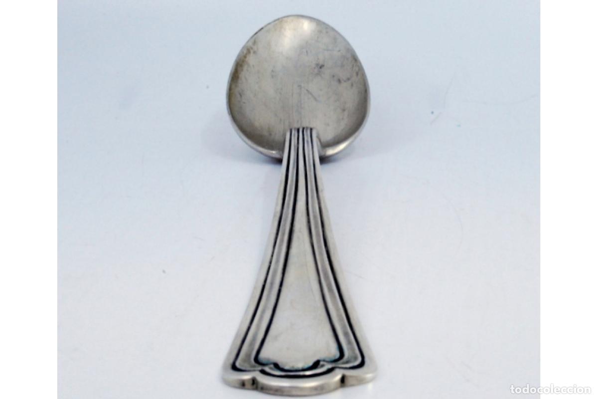 Antig&uuml;edades: Cuchara de plata para servir arroz - Foto 3