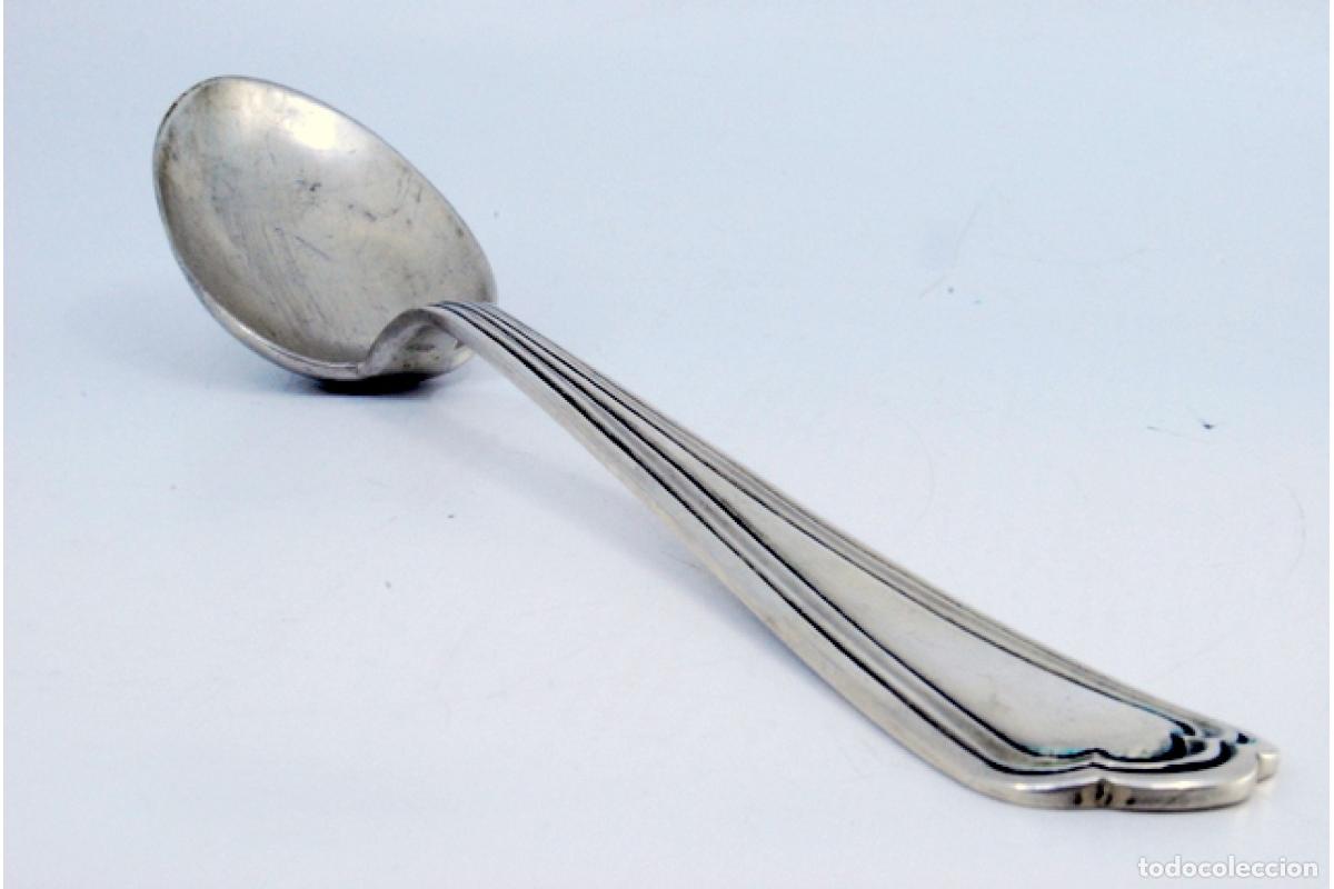 Antig&uuml;edades: Cuchara de plata para servir arroz - Foto 6