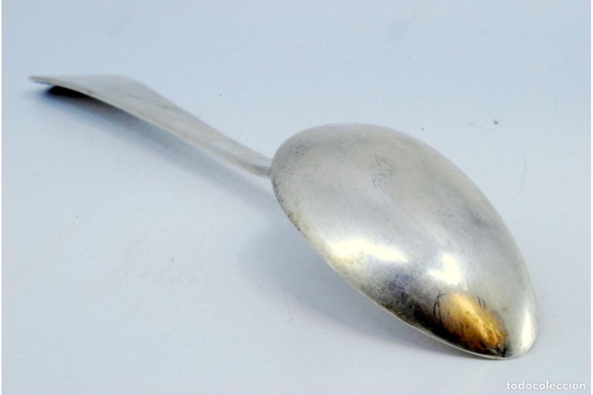 Antig&uuml;edades: Cuchara de plata para servir arroz - Foto 7