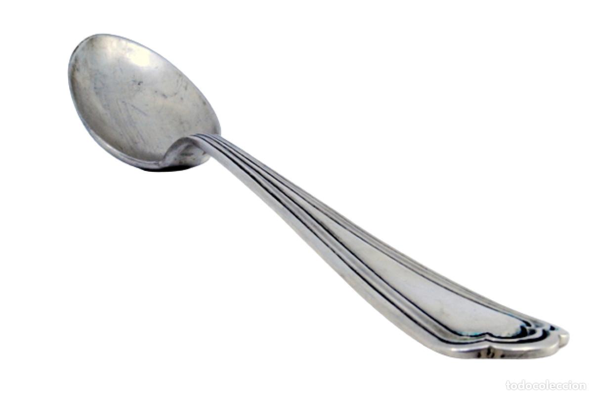 Antiques: Cuchara de plata para servir arroz