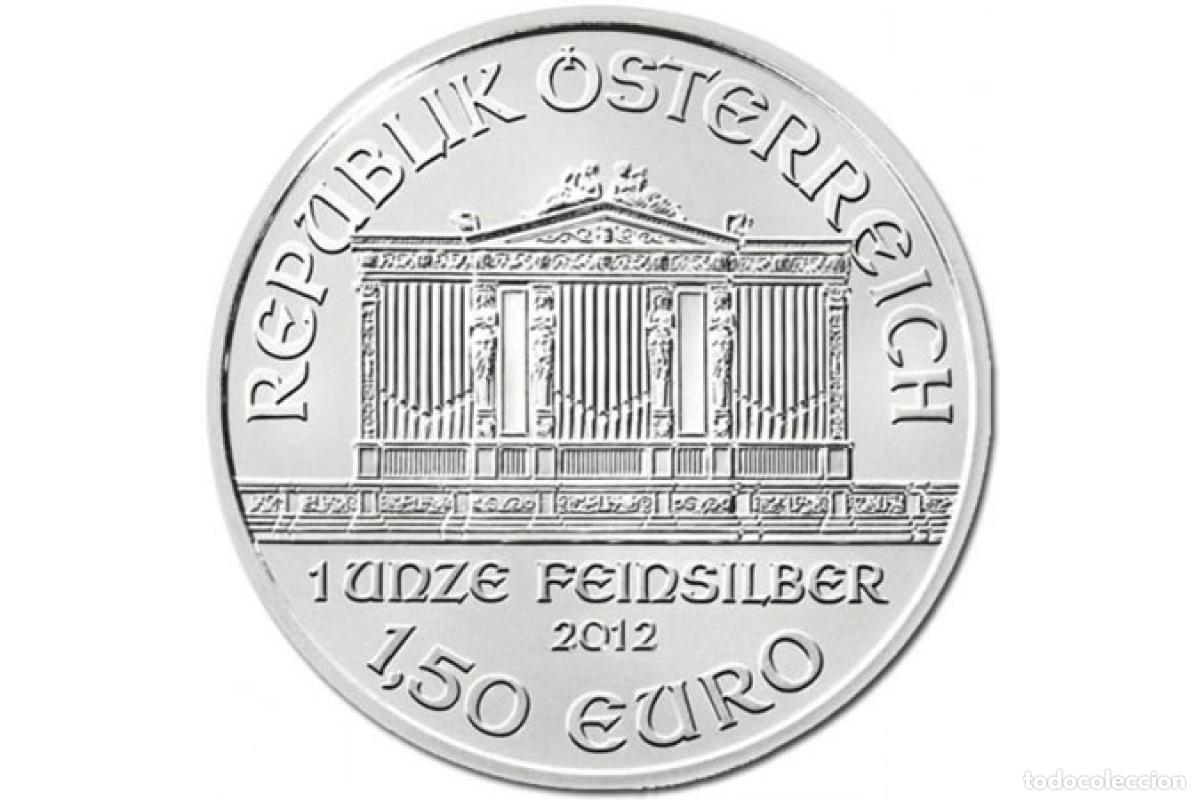 Antig&uuml;edades: Moneda de plata - Filarm&oacute;nica de Viena - 2012 - Foto 2