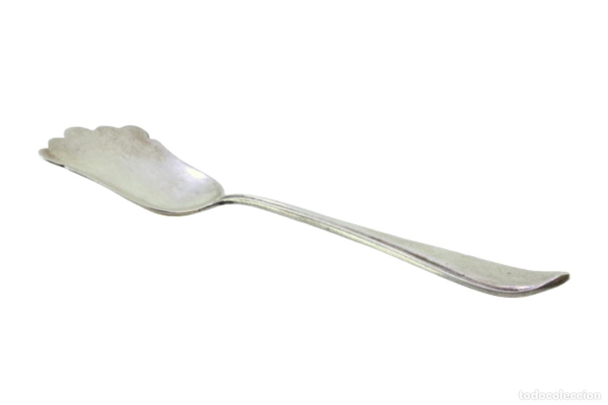 Oggetti Antichi: cuchara de az&uacute;car de plata