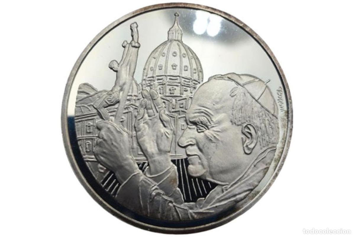 Antig&uuml;edades: Moneda de plata - Jubileo del Vaticano - A&ntilde;o 2000 d.C. - Foto 1