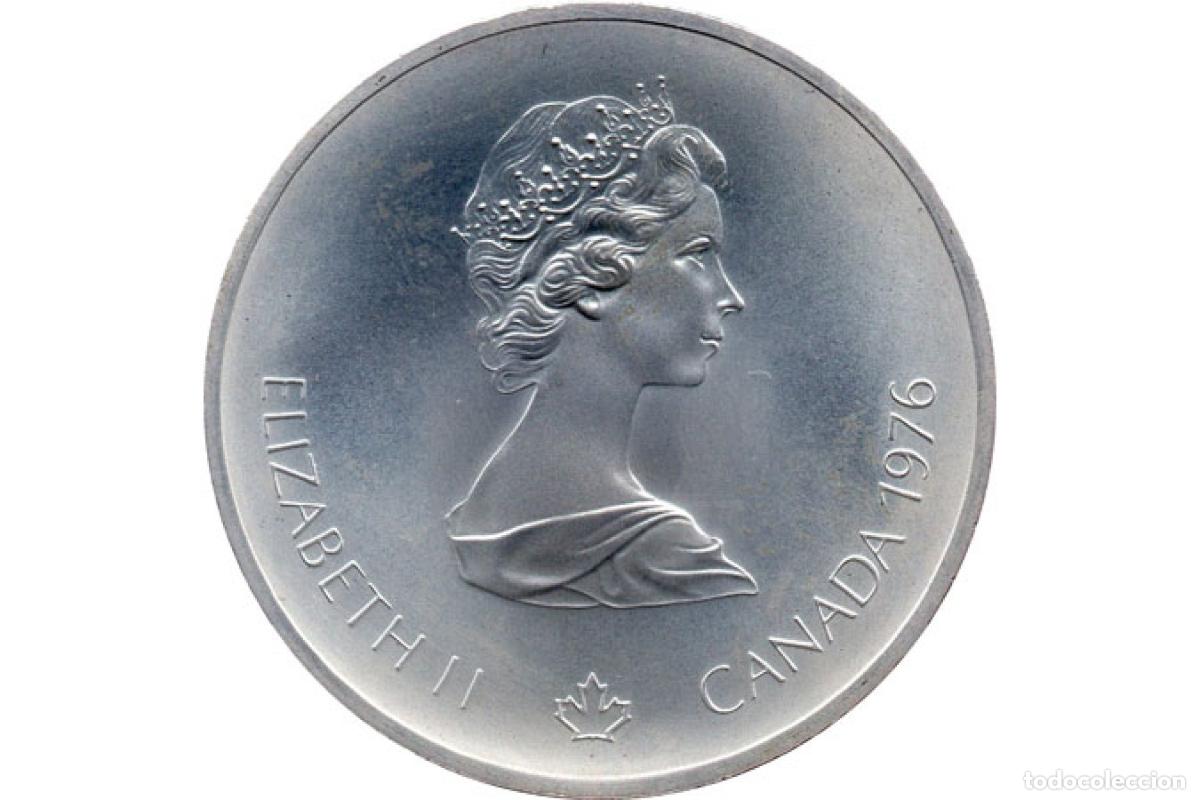 Antiques: Moneda de plata - Canad&aacute; - Juegos Ol&iacute;mpicos de Montreal 1976 - 10 d&oacute;lares
