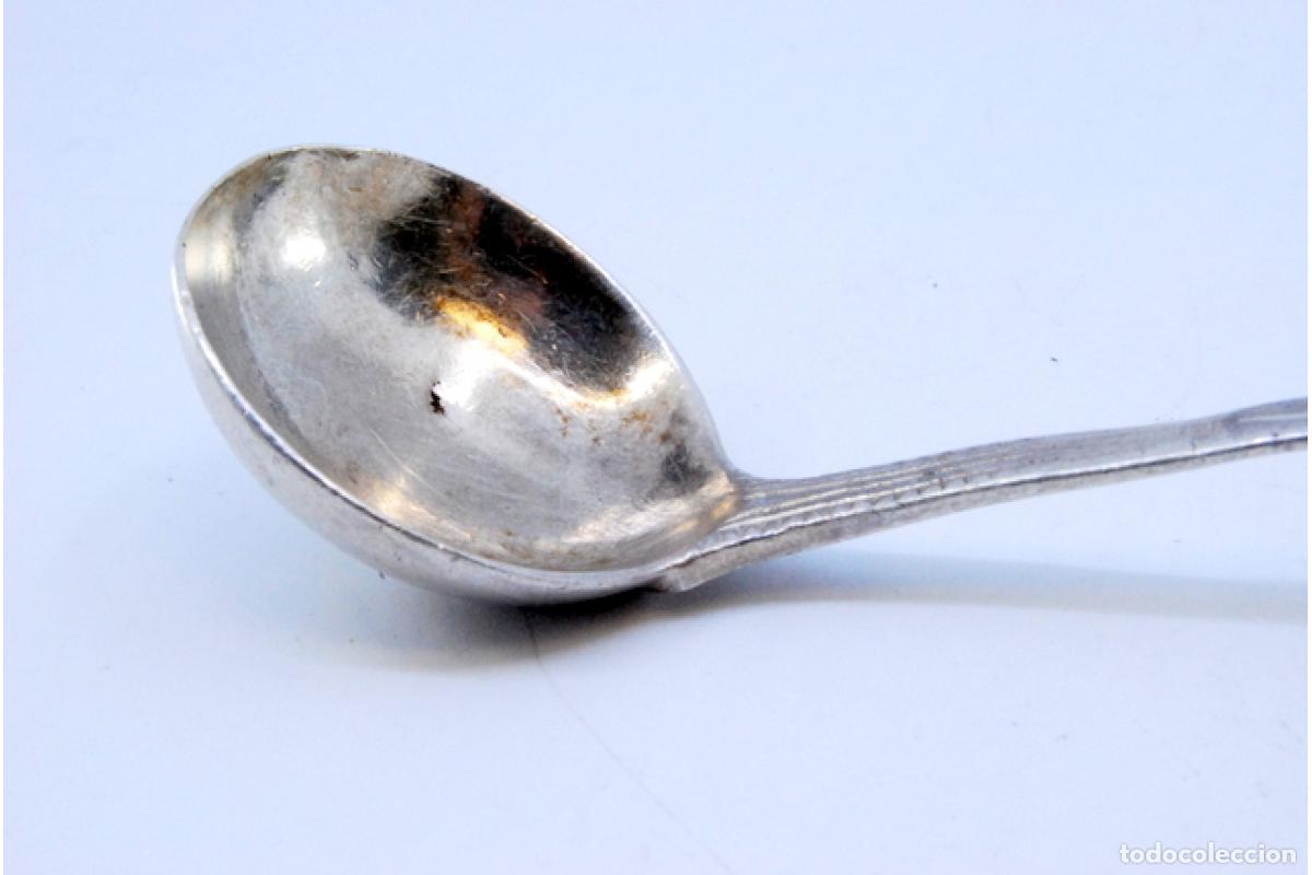 Antig&uuml;edades: cuchara de az&uacute;car de plata - Foto 2