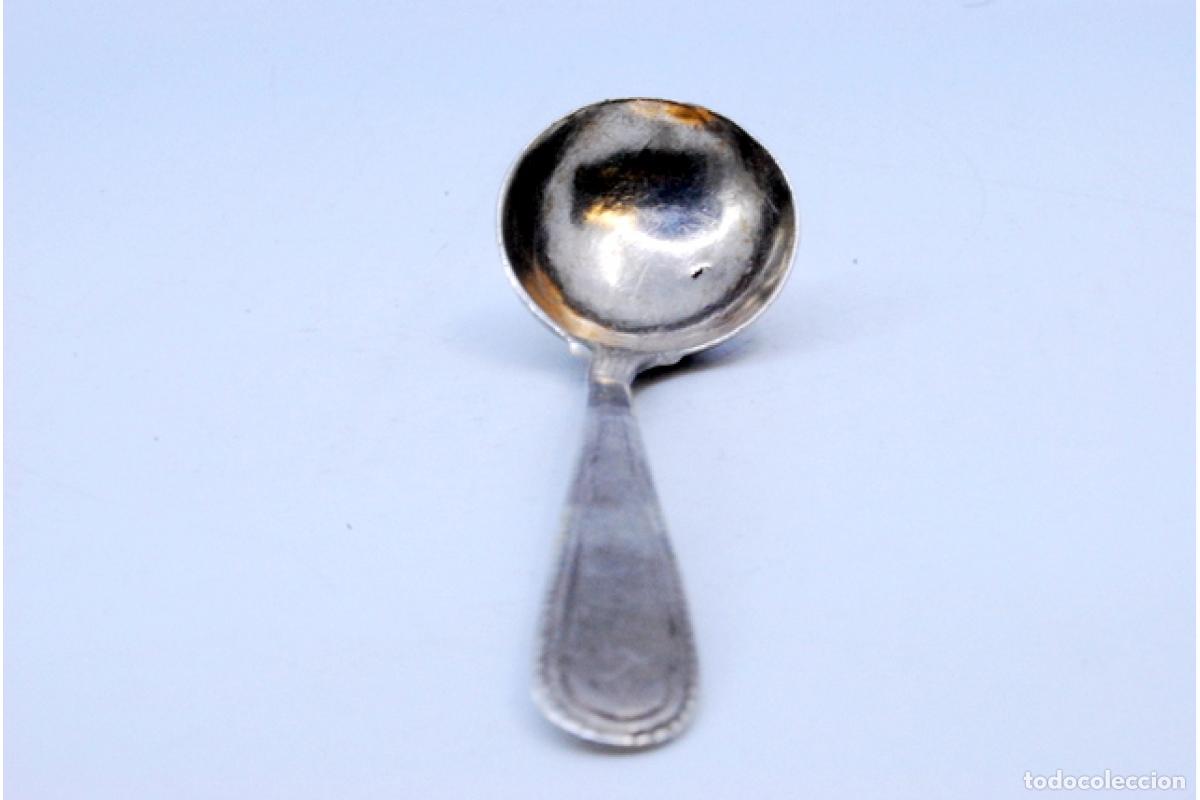Antig&uuml;edades: cuchara de az&uacute;car de plata - Foto 5
