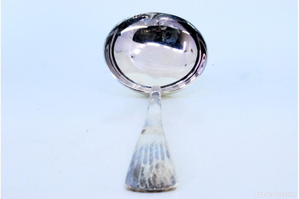 Antig&uuml;edades: Cuchara de plata para servir arroz - Foto 2