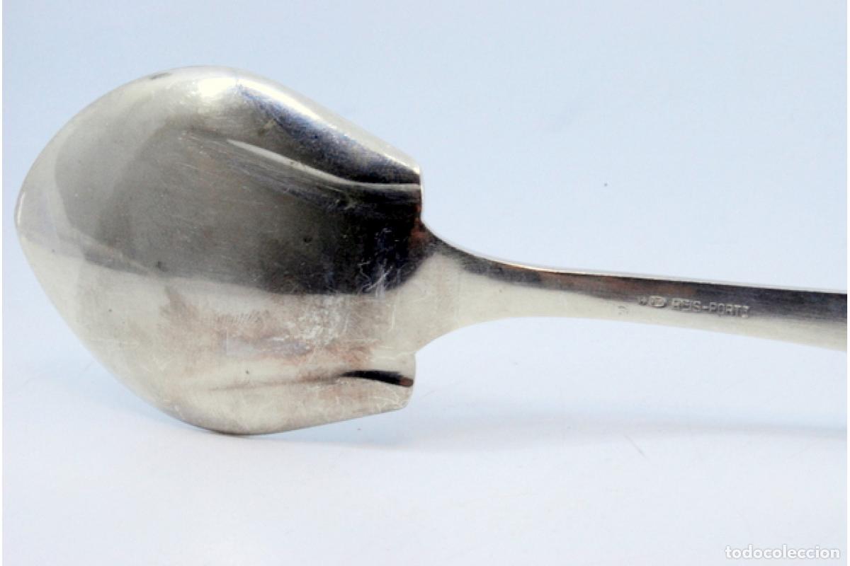 Antig&uuml;edades: cuchara de plata para verduras - Foto 6