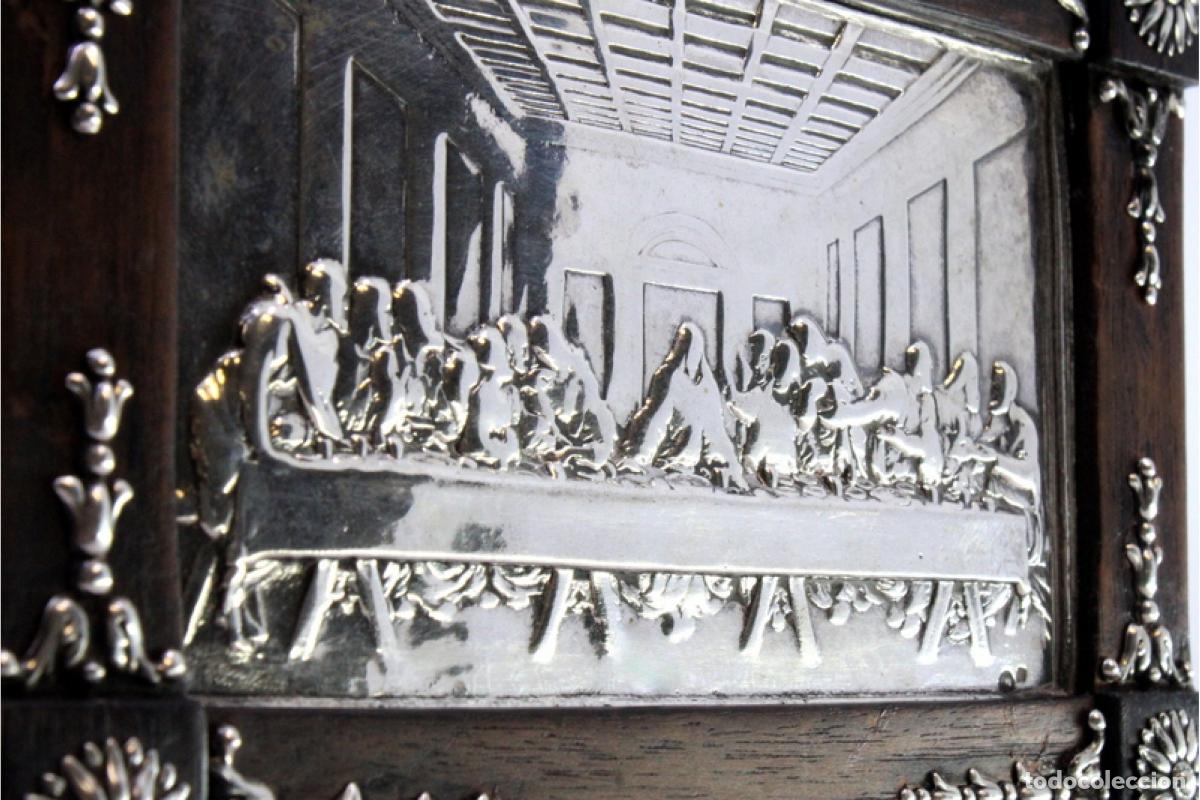 Antig&uuml;edades: Marco de madera y plata - Foto 2