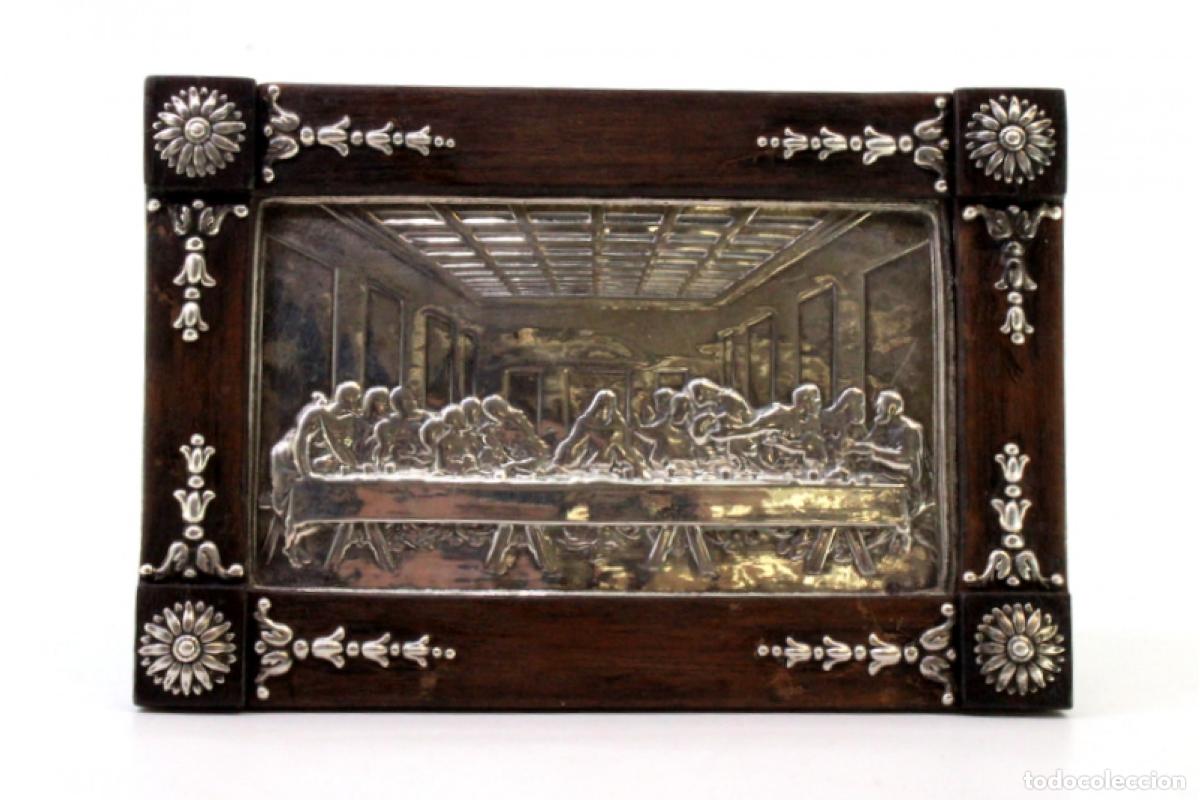 Antig&uuml;edades: Marco de madera y plata - Foto 6