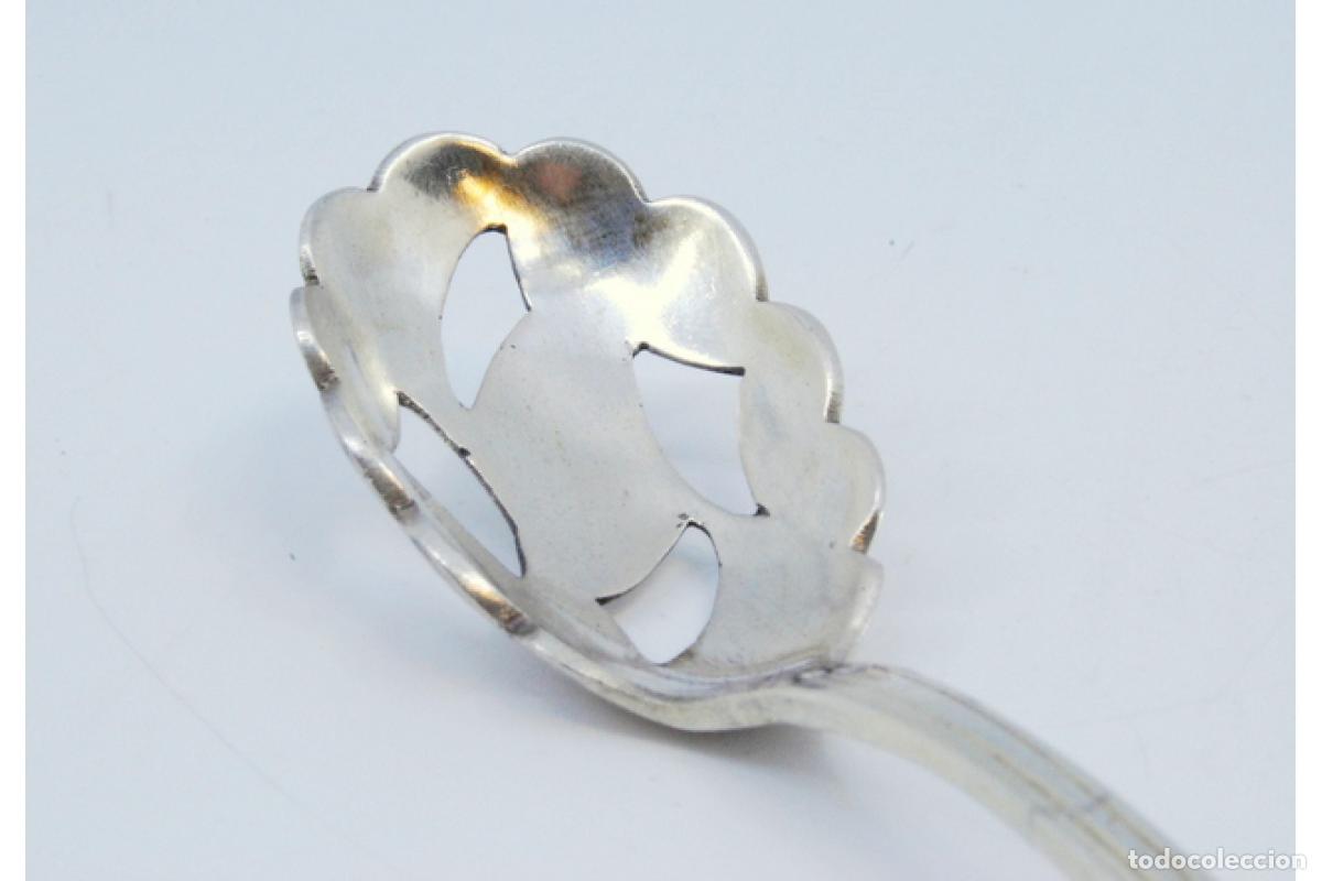 Antig&uuml;edades: cuchara de plata para aceitunas - Foto 6