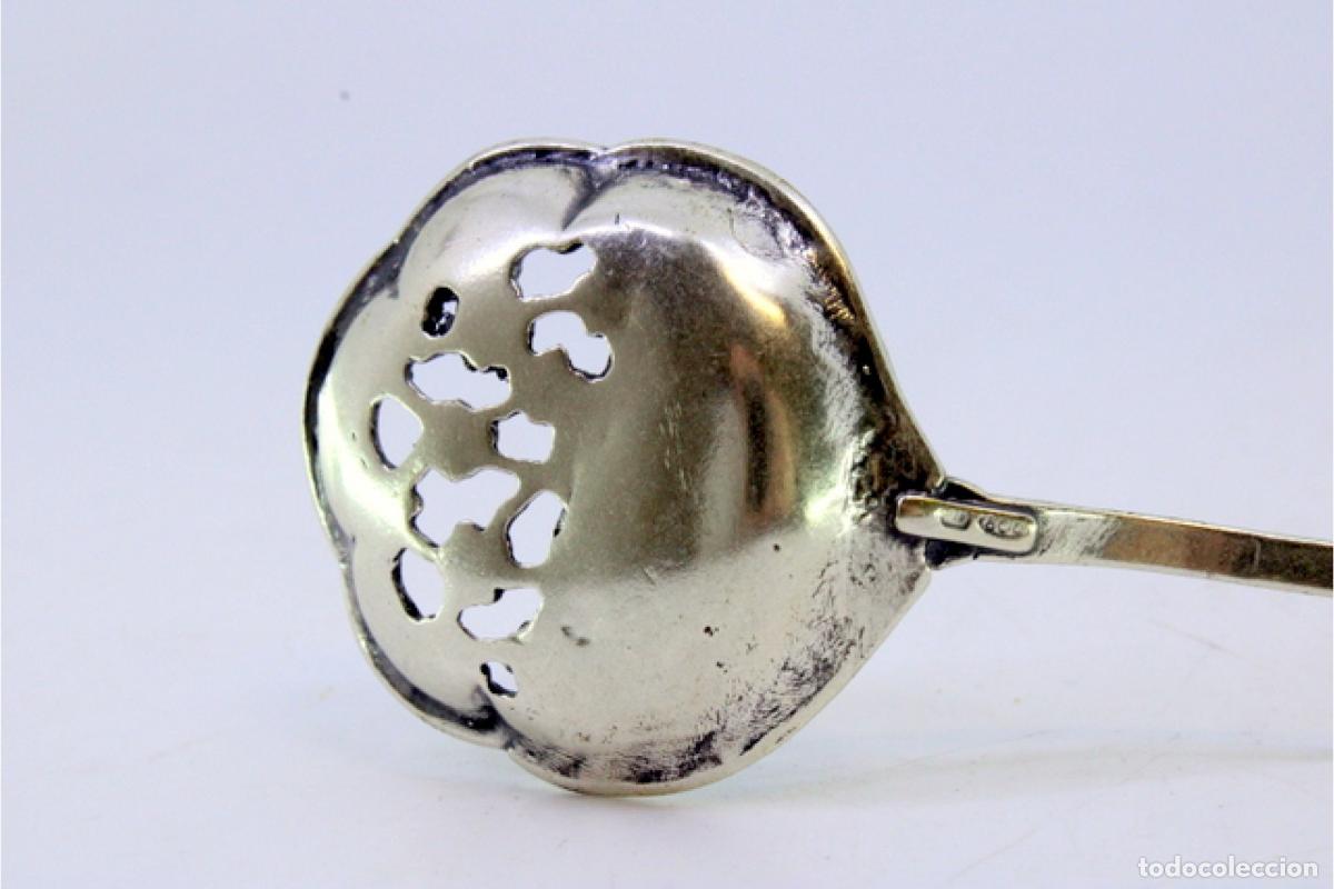 Antig&uuml;edades: cuchara de plata para aceitunas - Foto 4