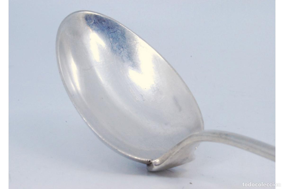 Antig&uuml;edades: Cuchara de plata para servir arroz - Foto 2