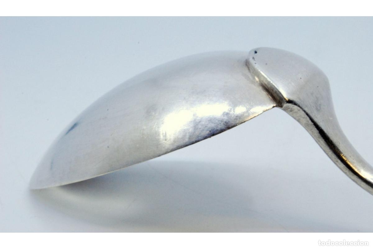 Antig&uuml;edades: Cuchara de plata para servir arroz - Foto 4