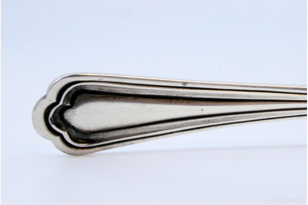 Antig&uuml;edades: cuchara de plata para encurtir - Foto 3