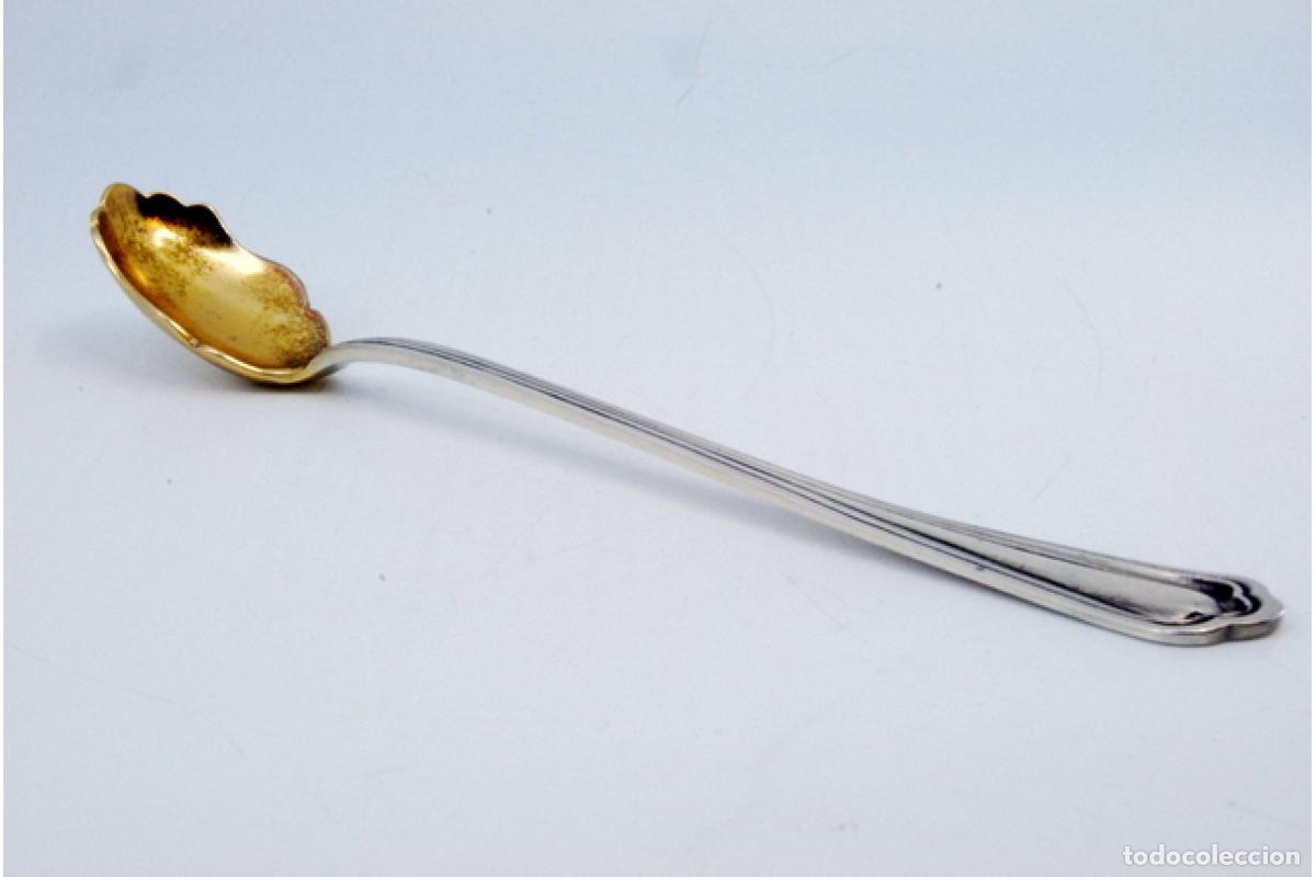 Antig&uuml;edades: cuchara de plata para encurtir - Foto 7