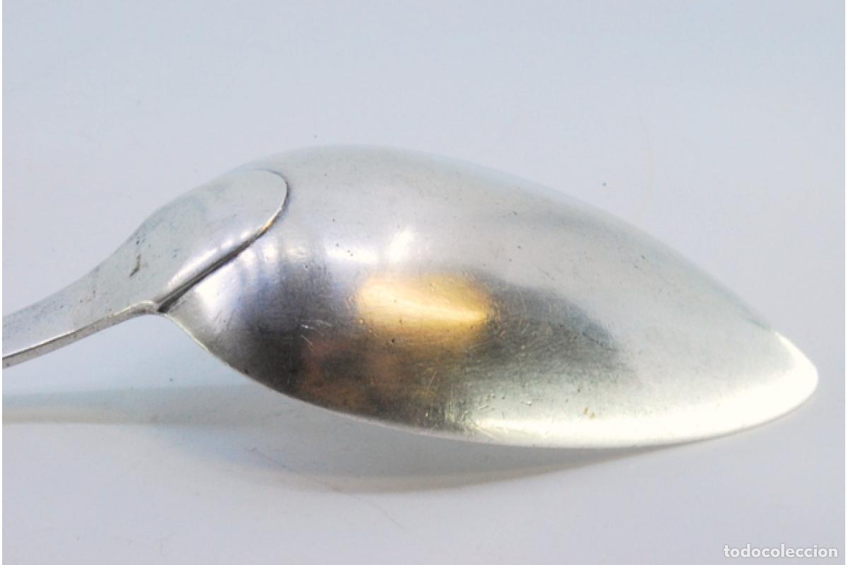 Antig&uuml;edades: Cuchara de plata para servir arroz - Foto 4