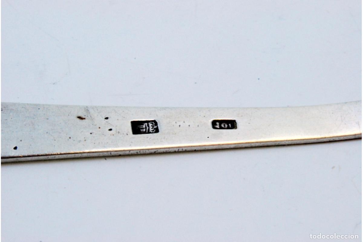 Antig&uuml;edades: Cuchara de plata para servir arroz - Foto 6