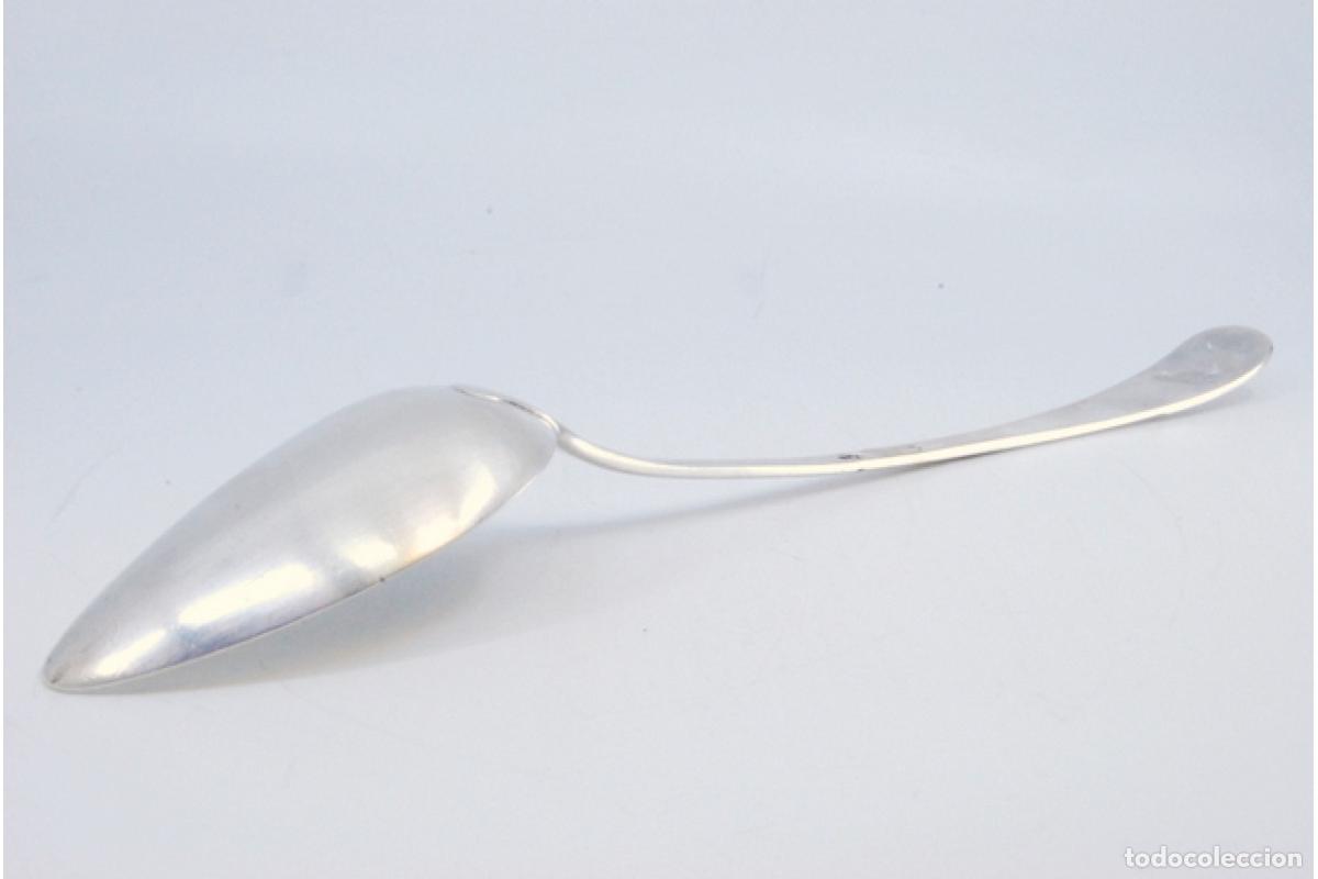 Antig&uuml;edades: Cuchara de plata para servir arroz - Foto 4