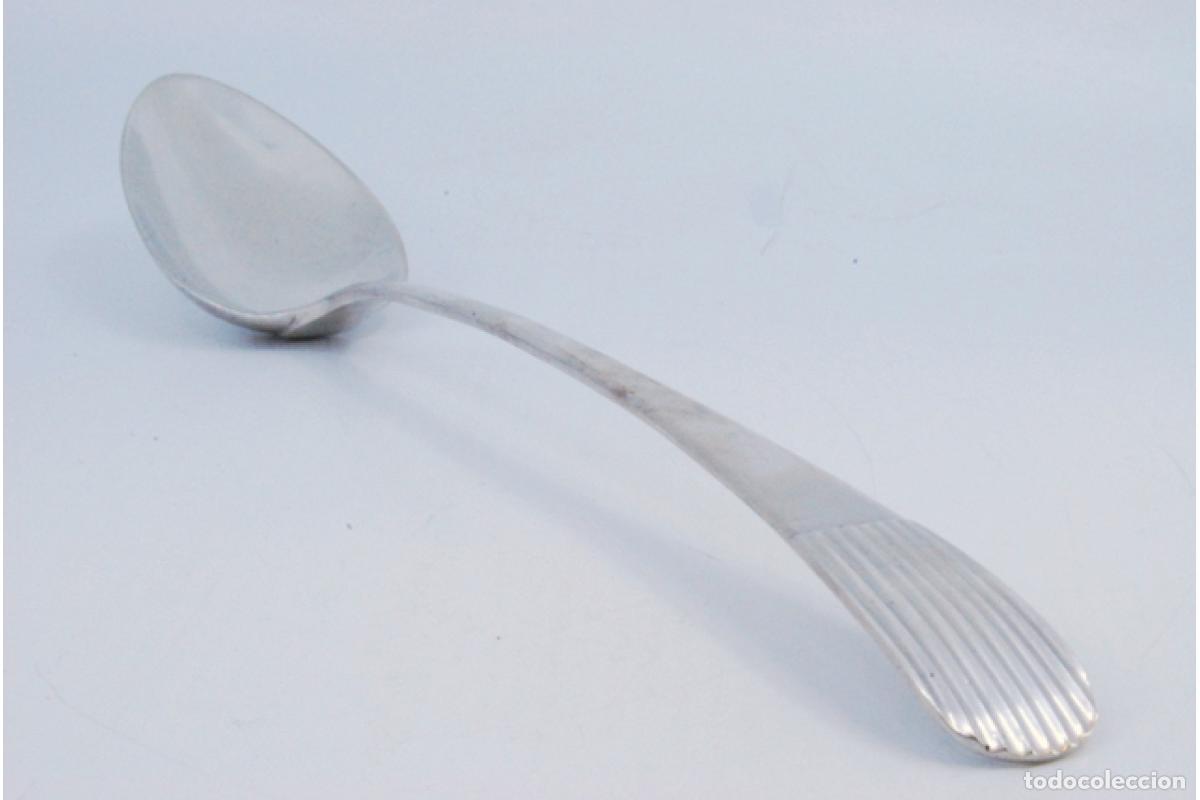 Antig&uuml;edades: Cuchara de plata para servir arroz - Foto 6
