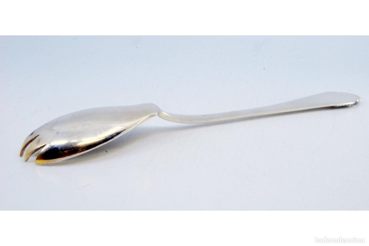Antig&uuml;edades: cuchara de espagueti de plata - Foto 4