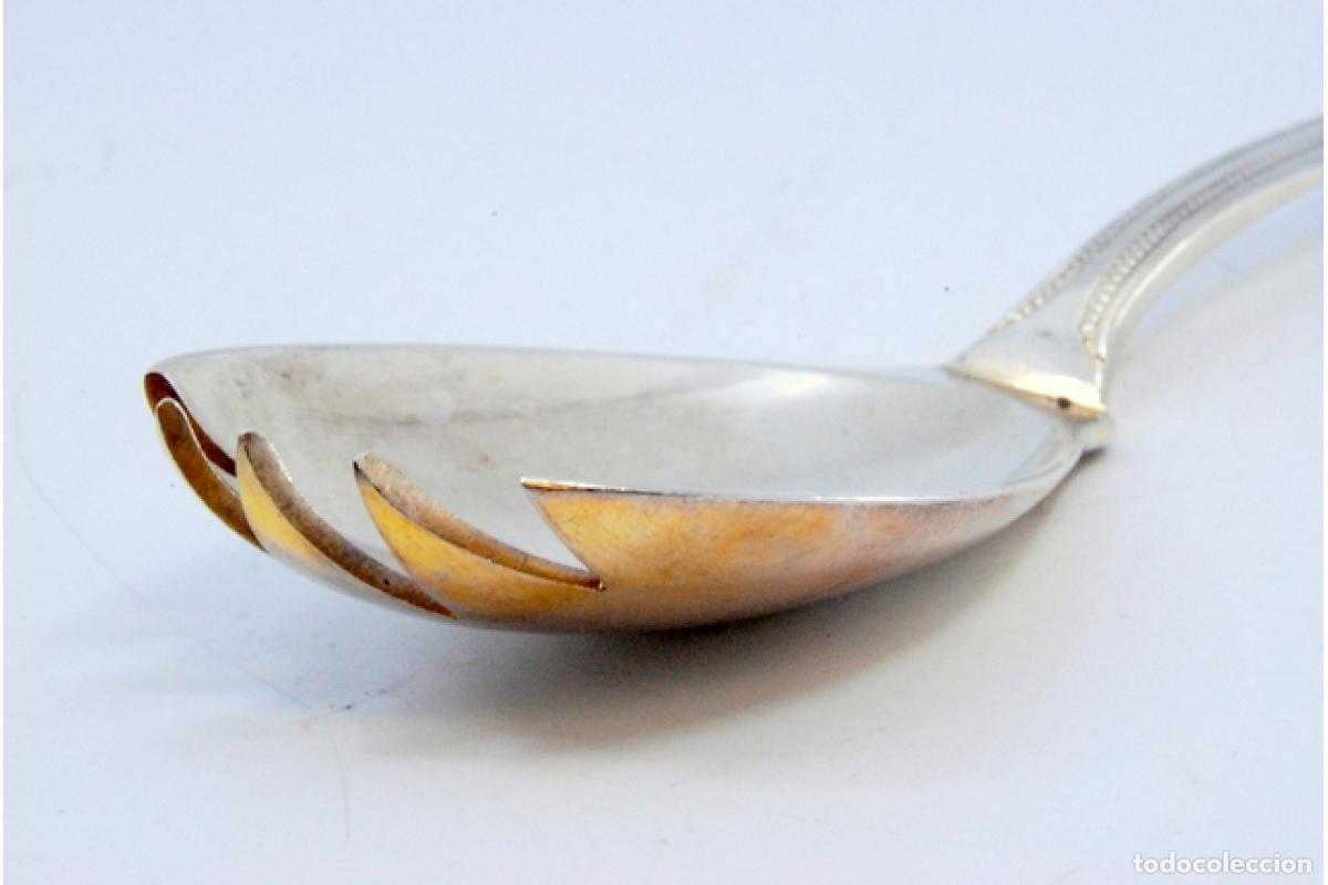 Antig&uuml;edades: cuchara de espagueti de plata - Foto 8