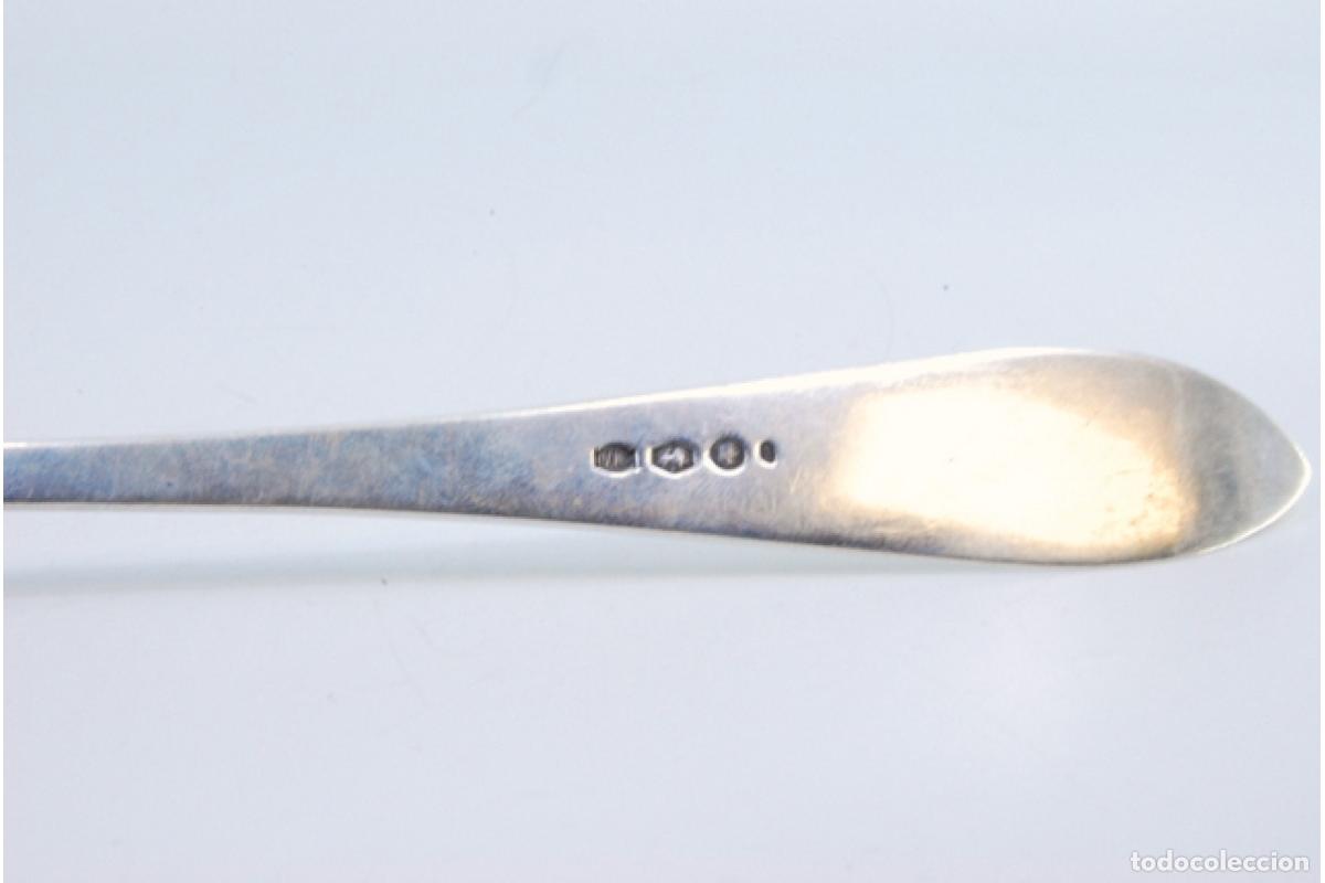 Antig&uuml;edades: Cuchara de plata para servir arroz - Foto 3