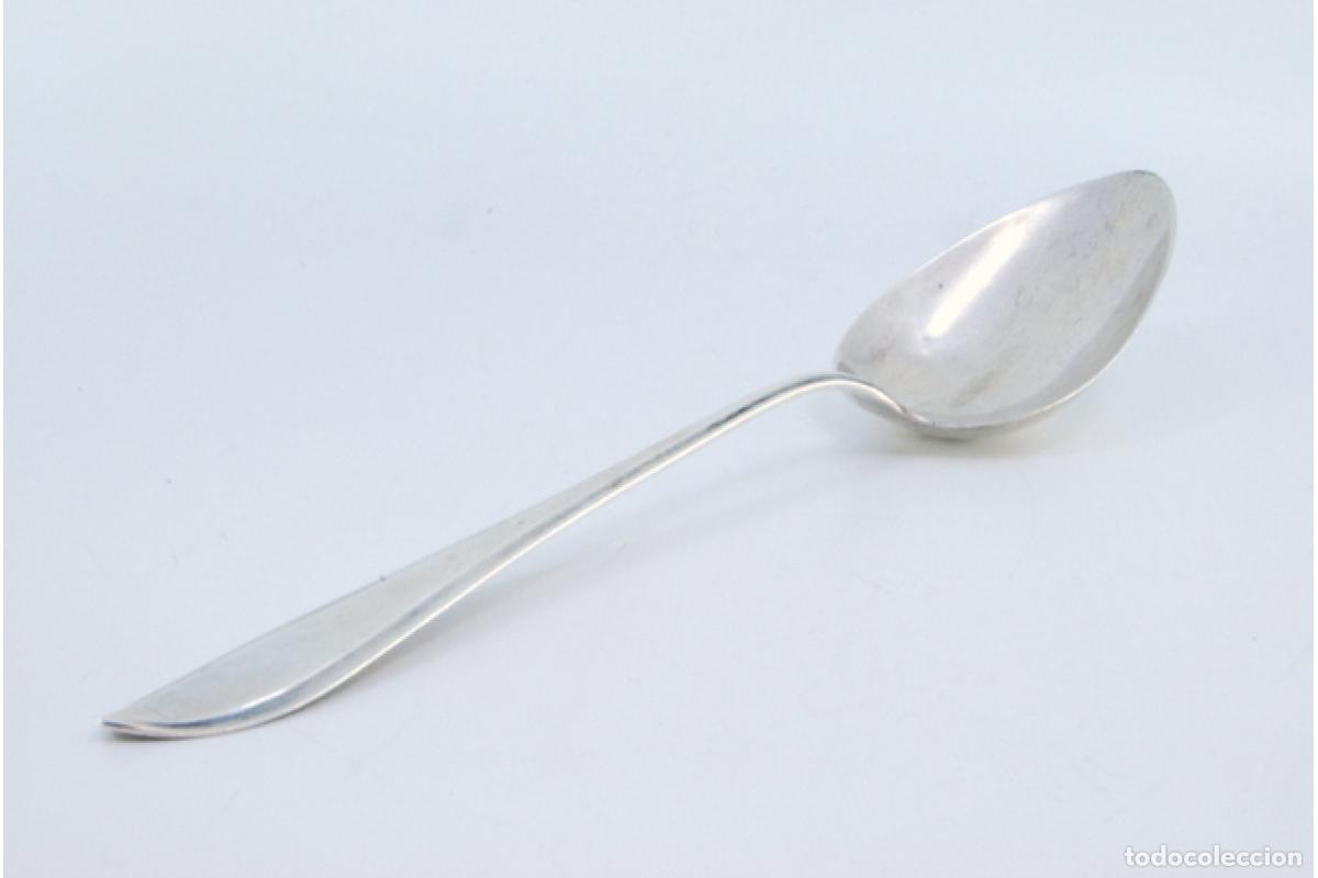 Antig&uuml;edades: Cuchara de plata para servir arroz - Foto 4