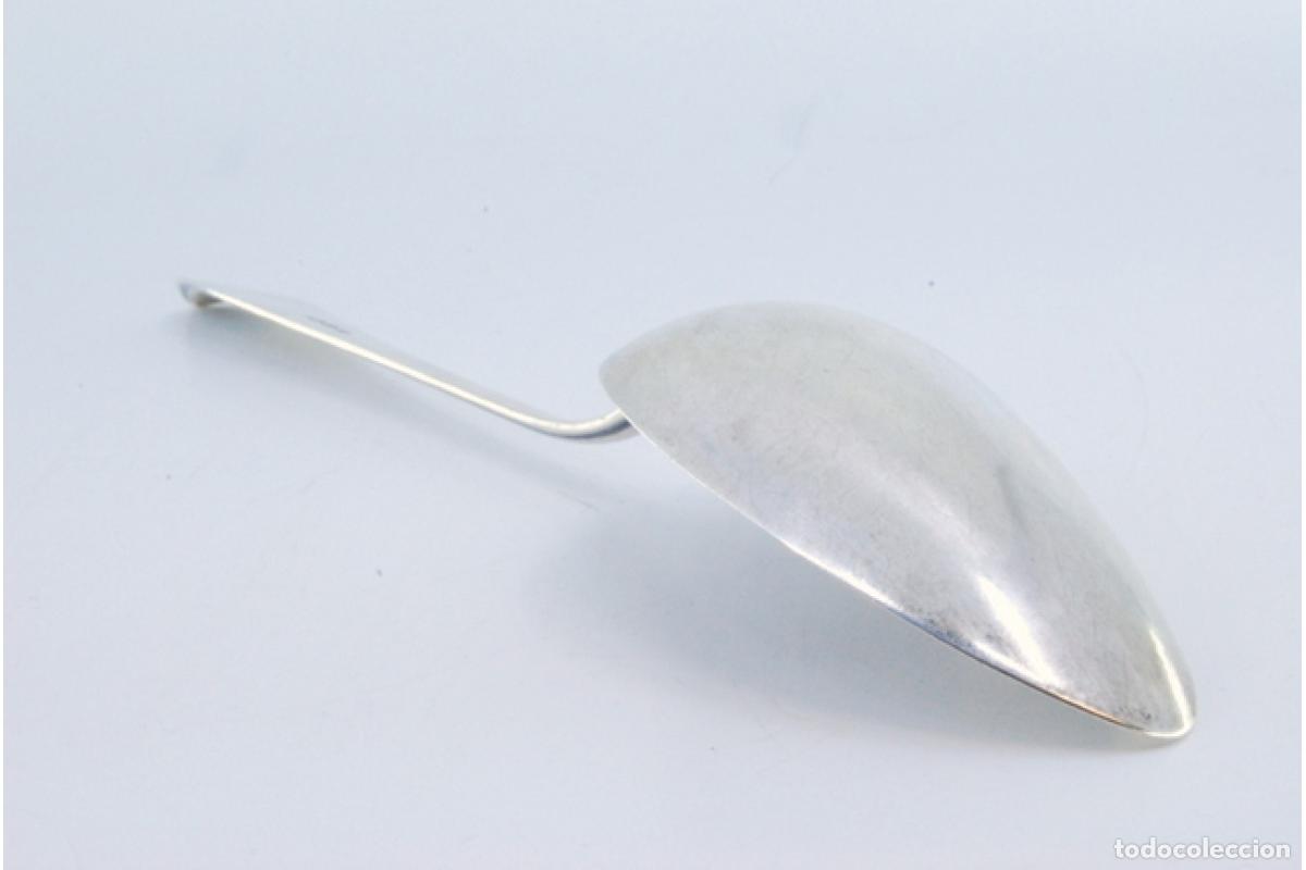 Antig&uuml;edades: Cuchara de plata para servir arroz - Foto 5
