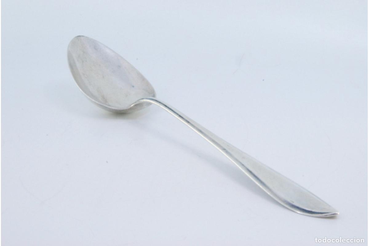 Antig&uuml;edades: Cuchara de plata para servir arroz - Foto 6