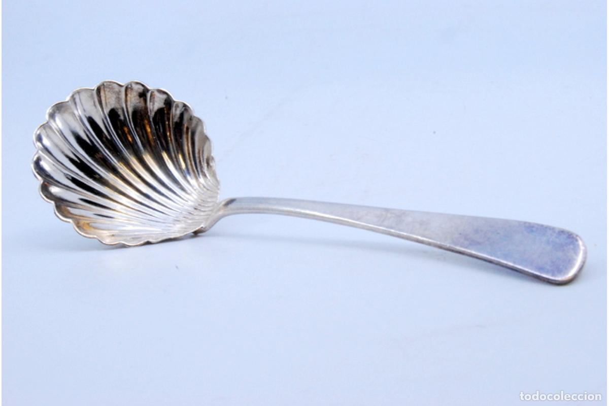 Antig&uuml;edades: cuchara de az&uacute;car de plata - Foto 8