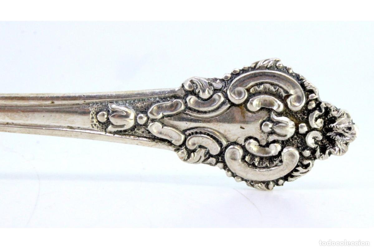 Antig&uuml;edades: cuchara de plata para aceitunas - Foto 6