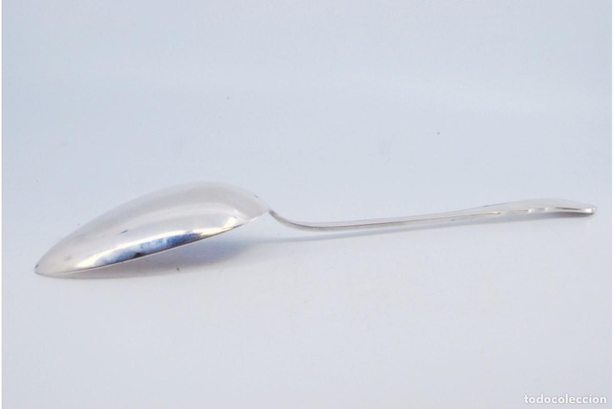 Antig&uuml;edades: Cuchara de plata para servir arroz - Foto 3