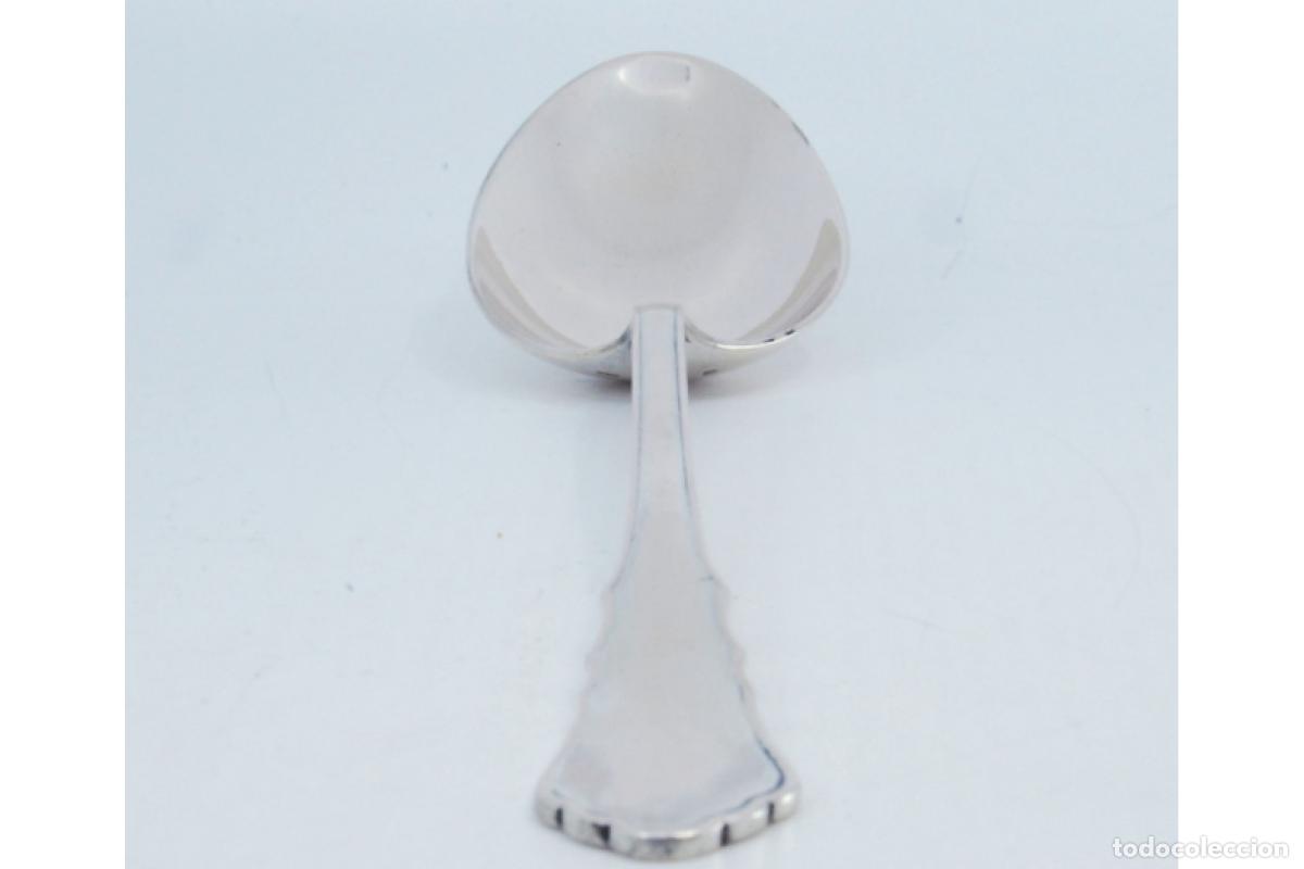 Antig&uuml;edades: Cuchara de plata para servir arroz - Foto 5